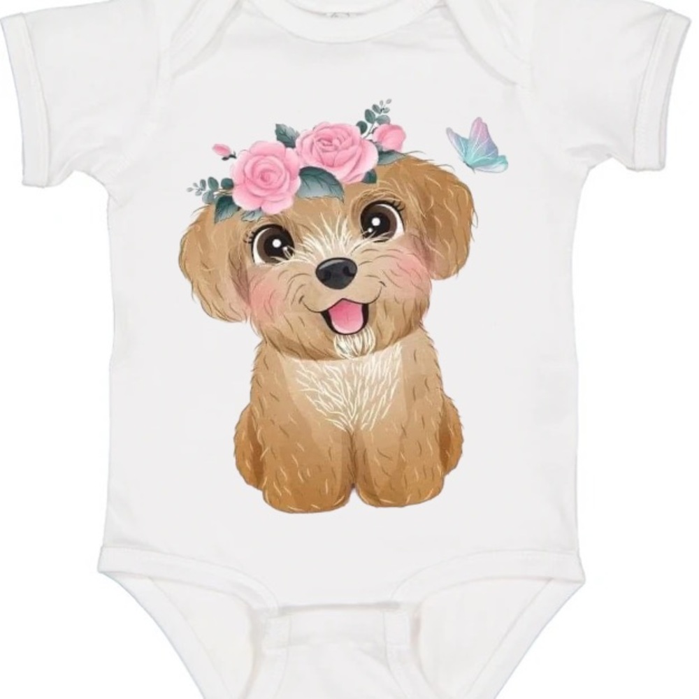 Handmade Infant Body Suit 6-9 months